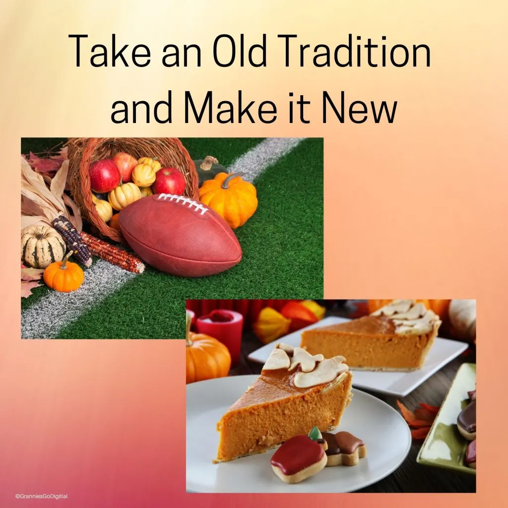 Take an old Thanksgiving tradition and update it for online video calls.