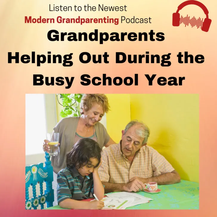 Grandparents helping out during the busy school year.